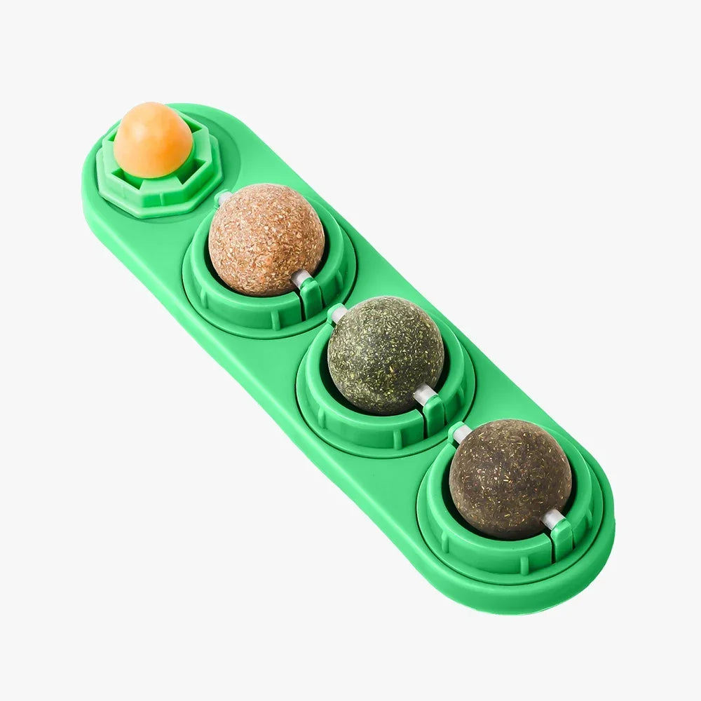 ⭐ Lick & Play 😺 | 4-in-1 Catnip Dental Chew Balls