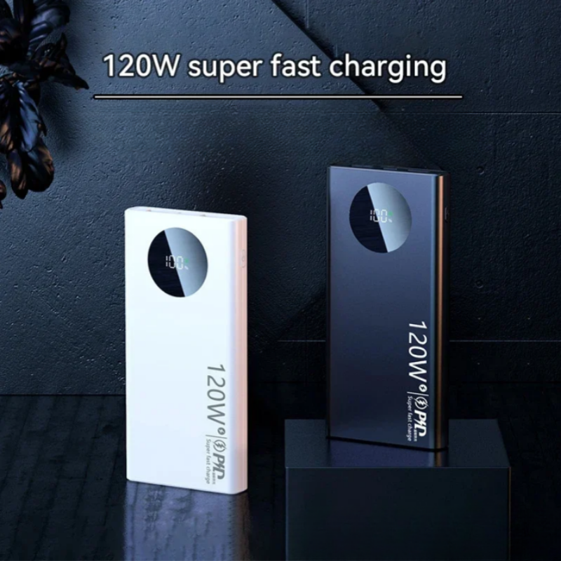 ⚡120W Ultra-Fast Power Bank | Compact & Reliable