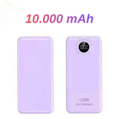 ⚡120W High-Capacity Power Bank | Giant Performance in Your Pocket