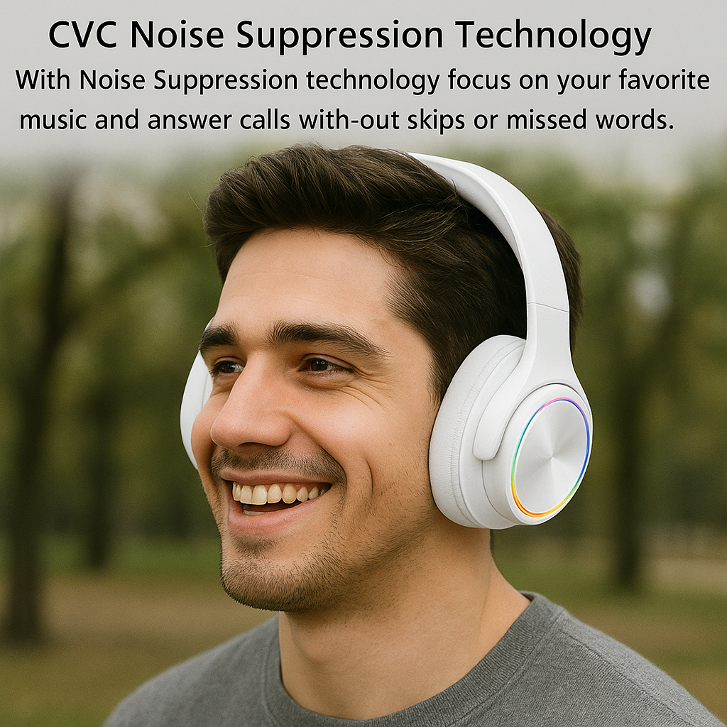 🎧Bluetooth Headset | Deep Bass & Built-in Microphone