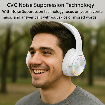 🎧Bluetooth Headset | Deep Bass & Built-in Microphone