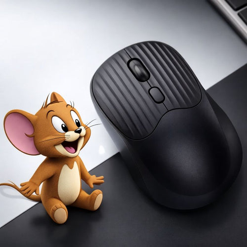 🖱️ Dual-Mode Wireless Mouse | Silent & Rechargeable Type-C