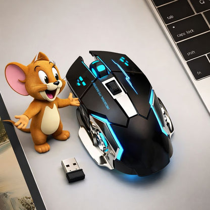 🖱️RGB Wireless Mouse | Sleek Design with Fast Response