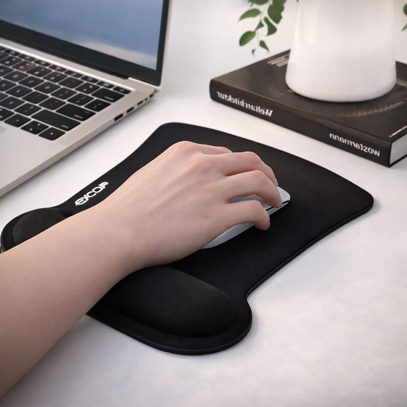 🖱️EXCO™ Ergonomic Memory Foam Mouse Pad – Wrist Support