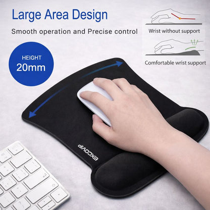 🖱️EXCO™ Ergonomic Memory Foam Mouse Pad – Wrist Support