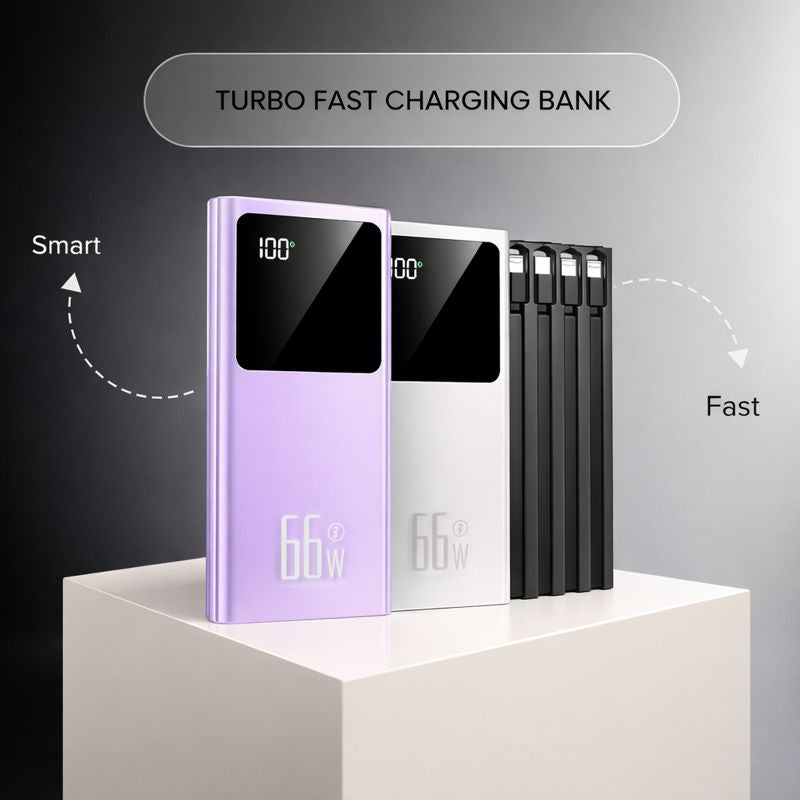 ⚡Turbo Charging Power Bank | High-Speed Energy on the Go
