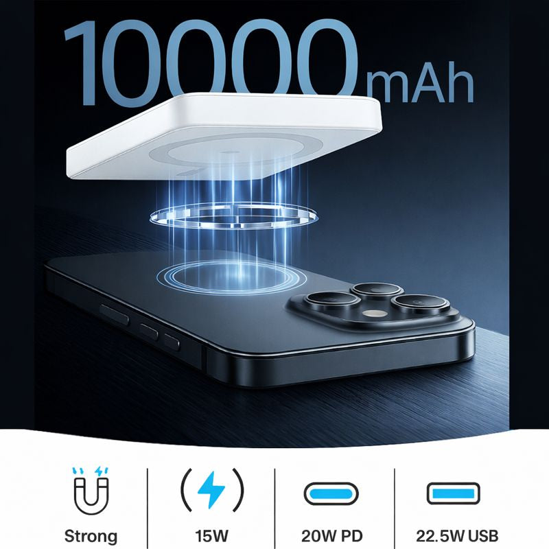 ⚡Magnetic Wireless Charger | Beast Mode Fast Charging