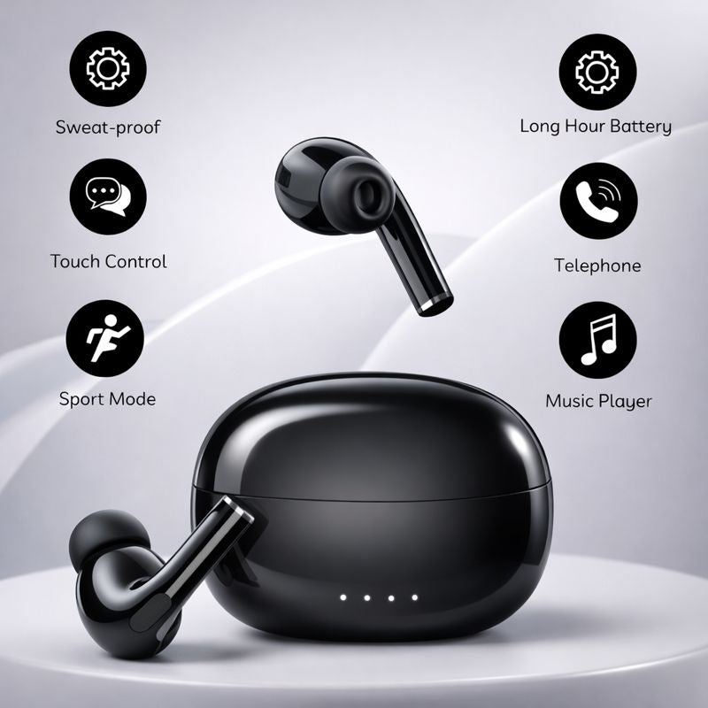 🎧 Stereo Earphones | Crystal Clear Calls & Noise Isolation™