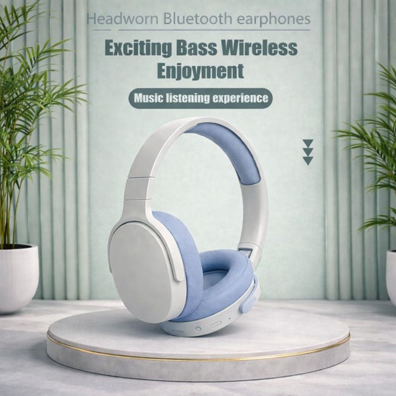 Foldable Bluetooth Headphones | Noise Cancelling & Deep Bass🎶