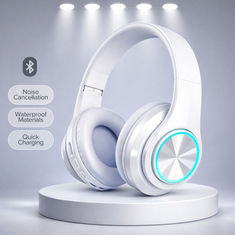 🎧Bluetooth Headset | Deep Bass & Built-in Microphone