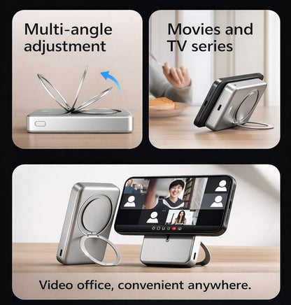 ⚡Magnetic PD Power Bank | Fast Charge with Stand Function