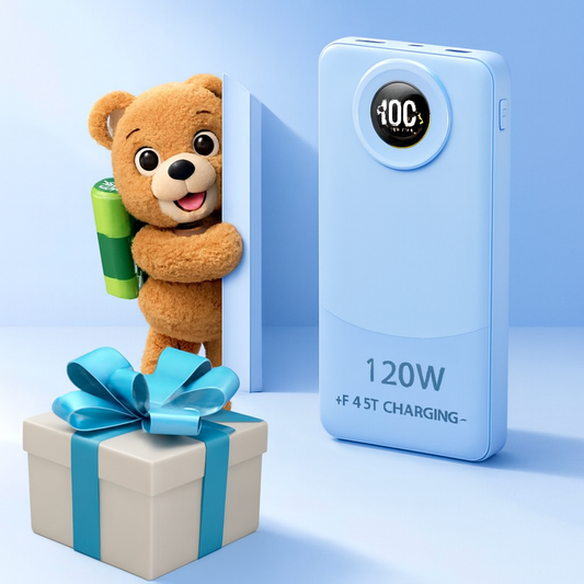 ⚡120W High-Capacity Power Bank | Giant Performance in Your Pocket