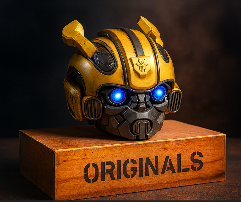 🎧 Transformers Bumblebee™ Bluetooth Speaker – Dual Bass & LED Light | Radio Mode
