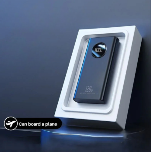 ⚡120W Ultra-Fast Power Bank | Compact & Reliable