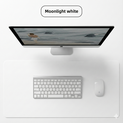 🖱️Large PU Leather Desk Pad – Waterproof Mouse & Keyboard Mat 💼
