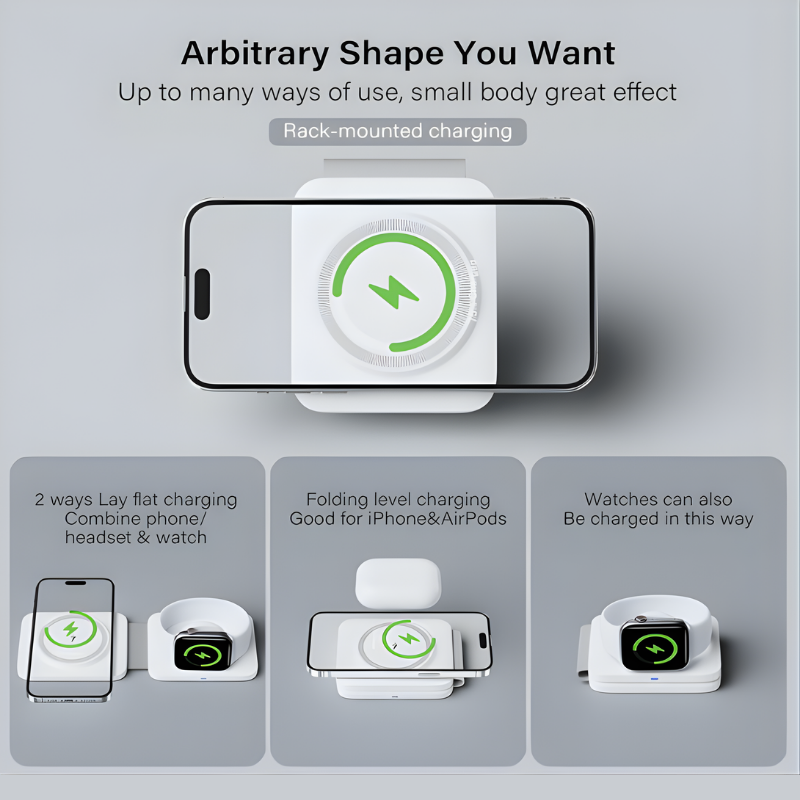 🔋 MagSafe Fold 3-in-1