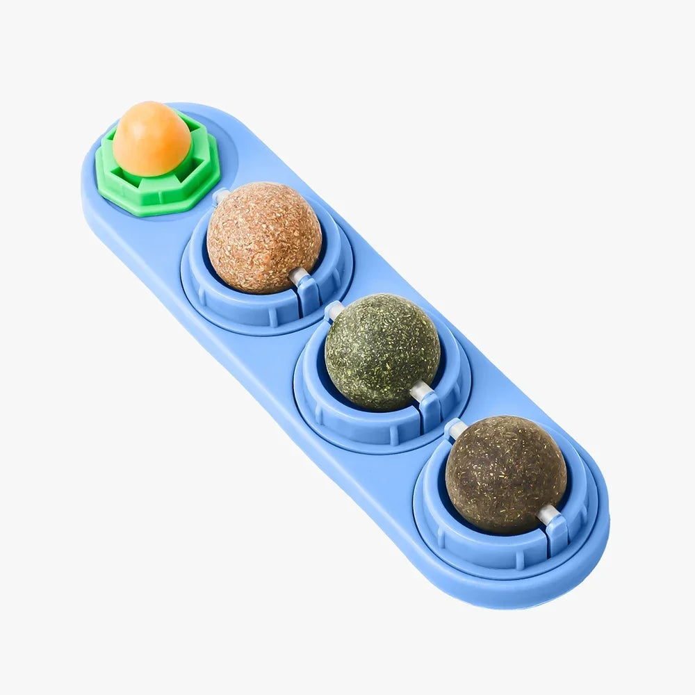 ⭐ Lick & Play 😺 | 4-in-1 Catnip Dental Chew Balls