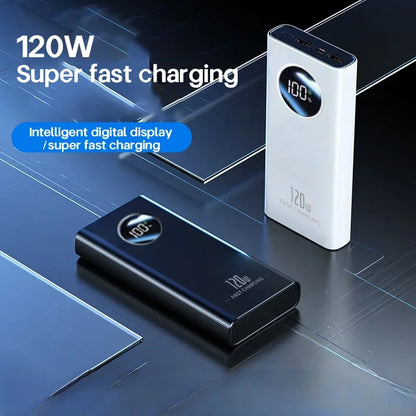 ⚡120W Ultra-Fast Power Bank | Compact & Reliable