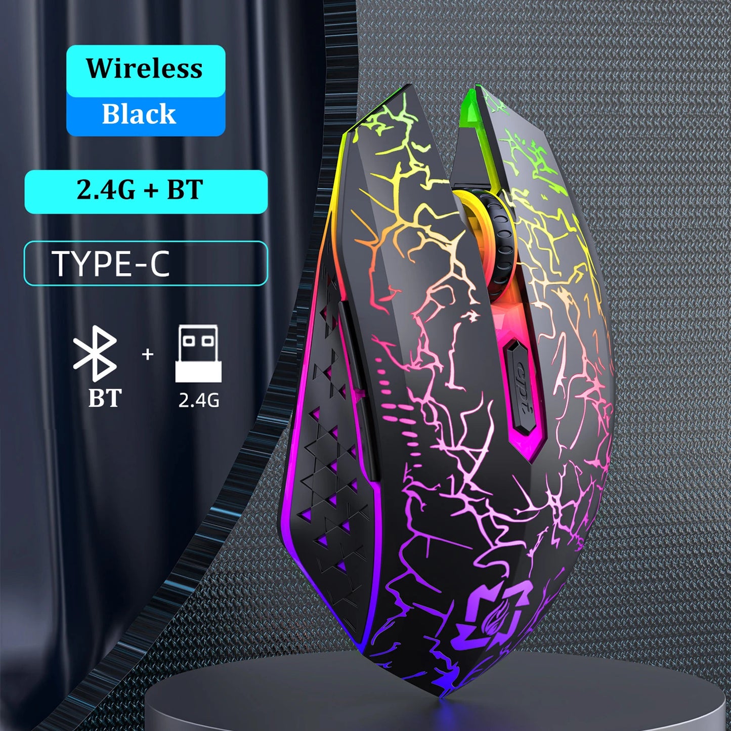 🖱️ Bluetooth Wireless Mouse | Rechargeable & Smooth Control