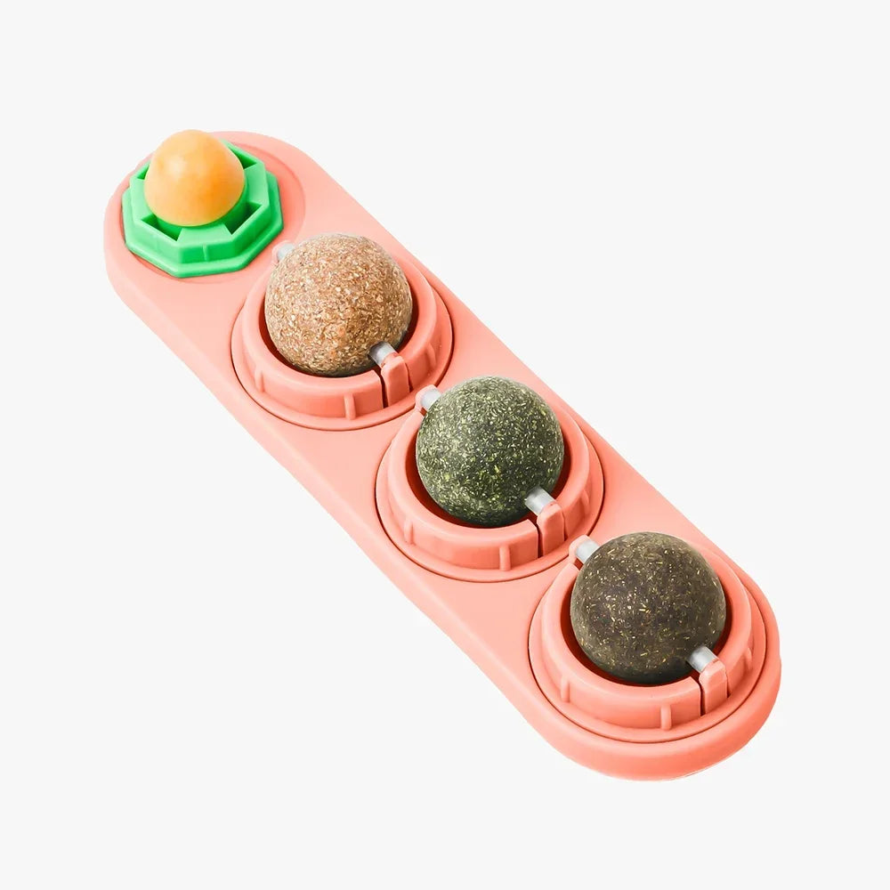 ⭐ Lick & Play 😺 | 4-in-1 Catnip Dental Chew Balls