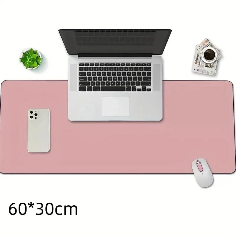 🖱️Large PU Leather Desk Pad – Waterproof Mouse & Keyboard Mat 💼