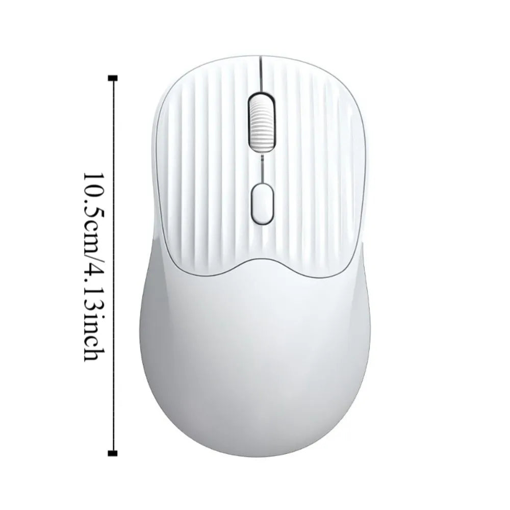 🖱️ Dual-Mode Wireless Mouse | Silent & Rechargeable Type-C