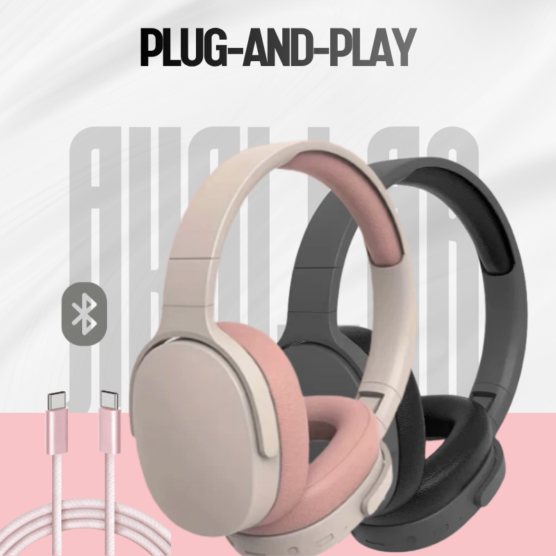 Foldable Bluetooth Headphones | Noise Cancelling & Deep Bass🎶